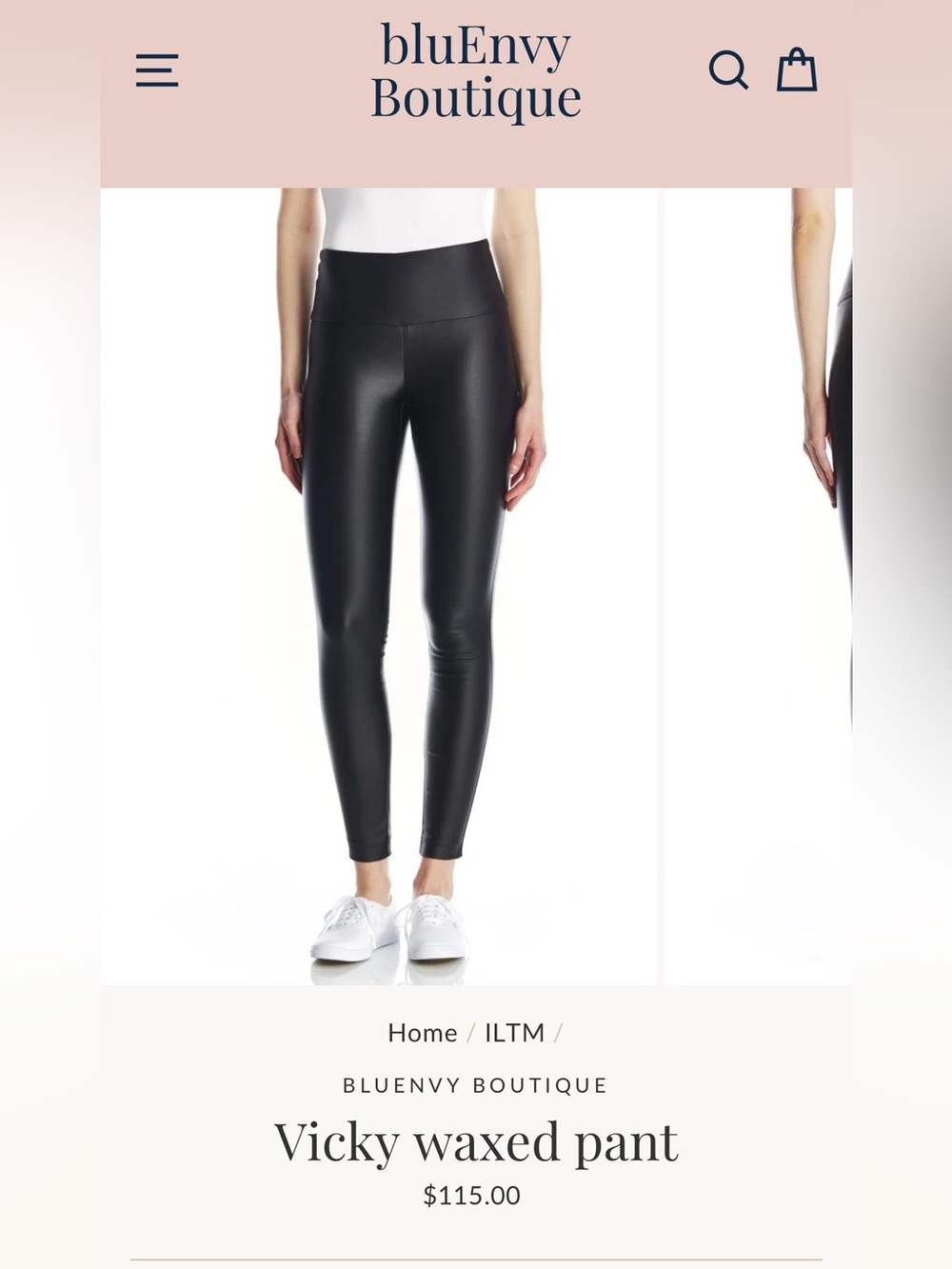 ILTM Vicky Waxed Pant/ XL